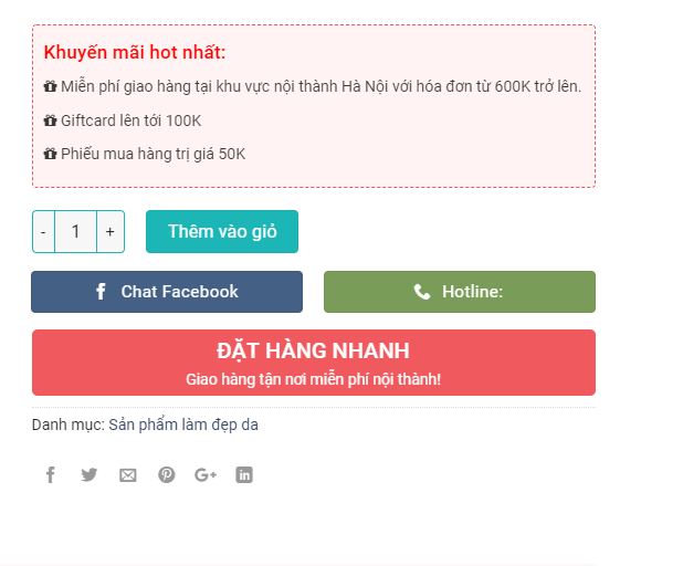 Plugin đặt hàng nhanh cho Woocommerce