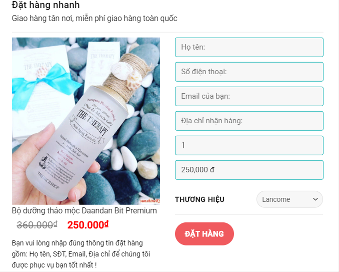 Plugin đặt hàng nhanh cho Woocommerce - Ảnh 2