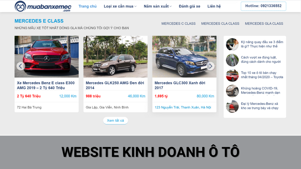 Read more about the article Hướng dẫn tạo Website Kinh Doanh Ô tô – Không Cần Biết Lập Trình
