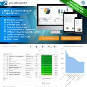 wpDataTables – Tables and Charts Manager for WordPress