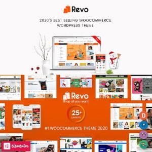 Revo – Multipurpose WooCommerce WordPress Theme (25+ Homepages & 5+ Mobile Layouts)