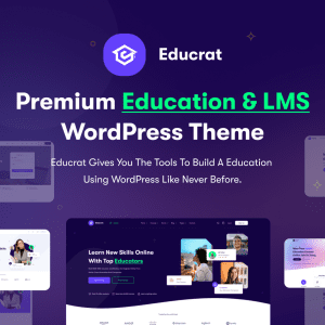 Educrat – Online Course Education WordPress Theme