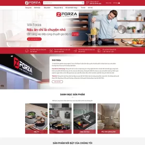 Giao Diện Website Kinh Doanh Đồ Dùng Nhà Bếp