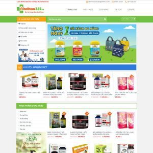 Giao Diện Website Kinh Doanh Nhà Thuốc , Dược Phẩm