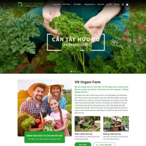 Giao Diện Website Kinh Doanh Thực Phẩm Nông Sản