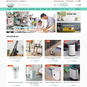 Giao Diện Website Kinh Doanh Đồ Gia Dụng