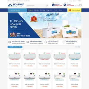 Giao Diện Website Kinh Doanh Sửa Chữa Điện Lạnh