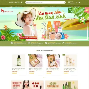 Giao Diện Website Kinh Doanh Mỹ Phẩm 20