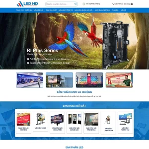 Giao Diện Website Kinh Doanh và Thi Công Đèn LED